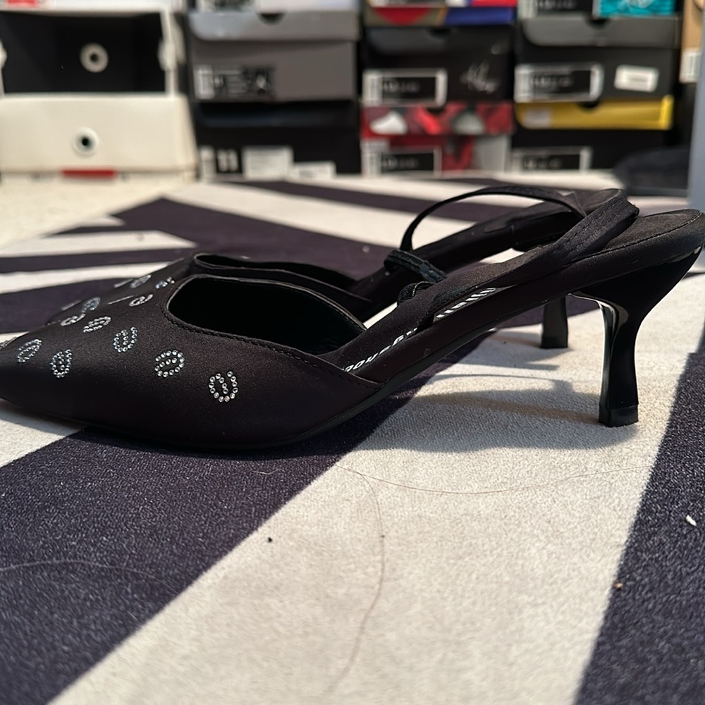 Rhinestone Slingback Pumps - Picture 4 of 4